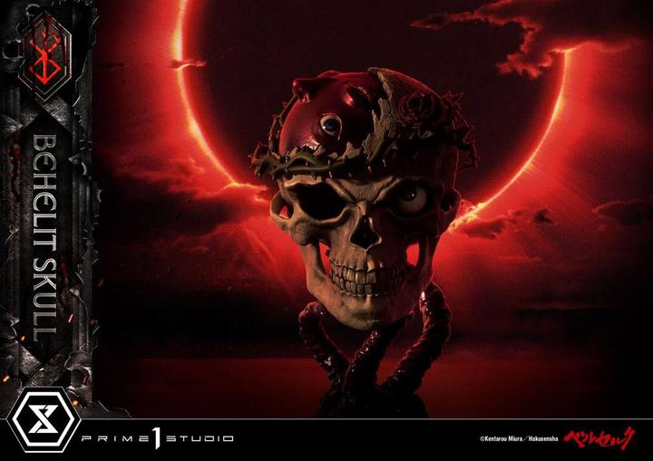 Actual product image Prime 1 Studio Berserk statuette 1/1 Life Scale Behelit Skull 20 cm