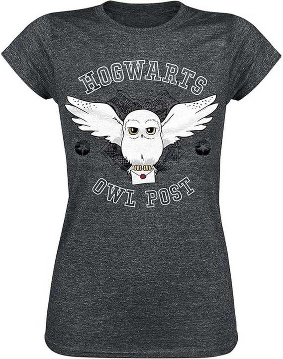 Immagine prodotto Hogwarts Owl Post Maglietta Aderente Donna (XL)