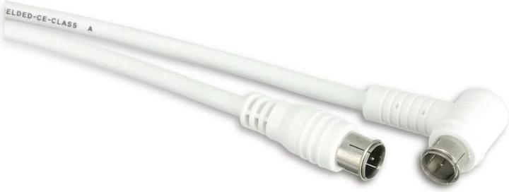 Actual product image Shiverpeaks S/CONN maximum connectivity Sat connection cable, F-Quick angle plug (100 dB, Antenna cable)