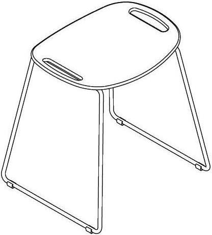Immagine prodotto Hewi Sgabello da doccia Gest ES ma geschli Segnale di seduta bianco (150 kg)