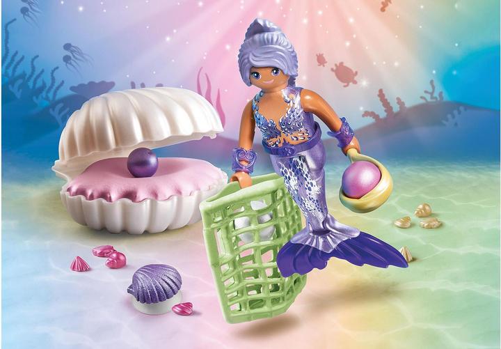 Actual product image Playmobil 71502 Mermaid with pearl shell (71502, Playmobil Princess Magic)
