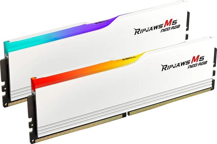 Produktbild G.Skill D532GB 6000-36 Ripjaws M5 NEO wh K2 GSK (F5-6000J3636F16GX2-RM5NRW) (2 x 16GB, 6000 MHz, DDR5-RAM, DIMM)
