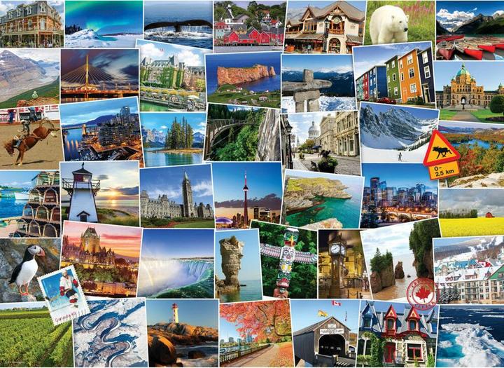 Produktbild Eurographics Globetrotter Kanada (1000 Teile)