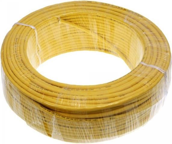 Actual product image Shiverpeaks 75500-A+-100SSP Network Cable 100 mCat.7a Raw Cable+ S/FTP (S-STP) Yellow (S/FTP, CAT7a, 100 m)