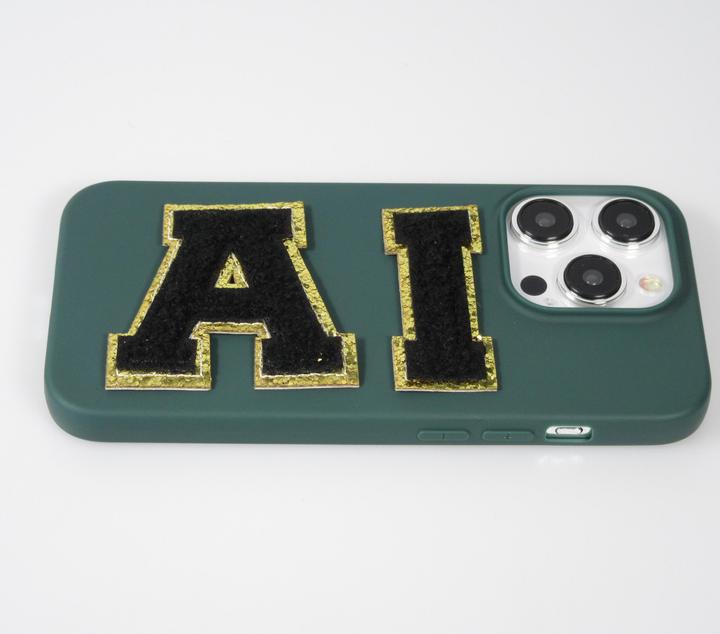 Produktbild PhoneLook Sticker Aufkleber für Handy/Tablet/Computer 3D gestickt Buchstabe O