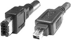 Actual product image Exsys IEEE 1394 cable (1.50 m, FireWire)