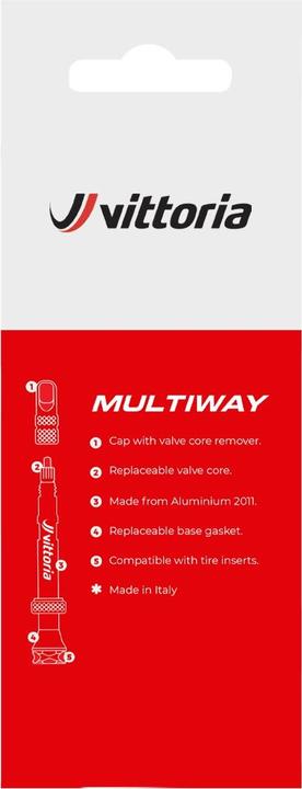 Immagine prodotto Vittoria Valvola Tubeless Multiway 40 mm à 2 pezzi