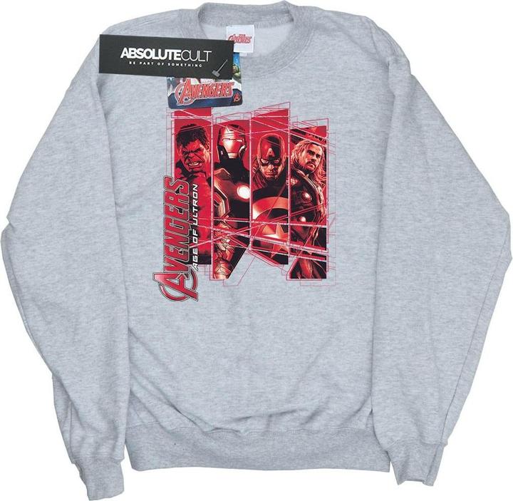 Image du produit - Sweat AVENGERS TEAM COLLAGE - Fille (140, 146)