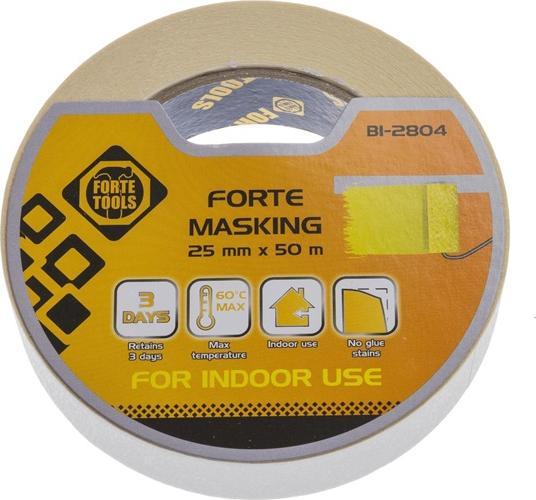 Actual product image Forte tools Painting Tape 50 M X 25 mm Forte Tool