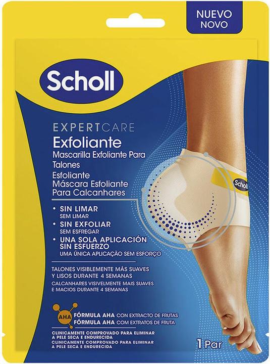 Scholl EXPERT CARE Masque exfoliant pour les talons 1 unité (Masque de pied, 1 ml)
