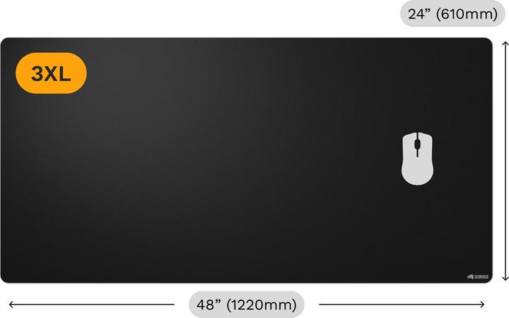 Produktbild Glorious Mouse Pad 2 3XL - Edgeless - Black (XXL)