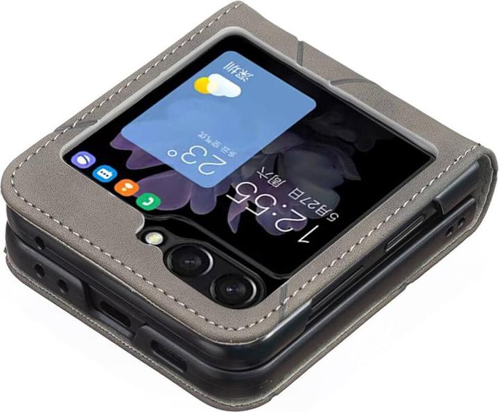 Productafbeelding Cover-Discount Galaxy Z Flip6 - Hoesje met twee kleuren (Samsung Galaxy Z Flip6)