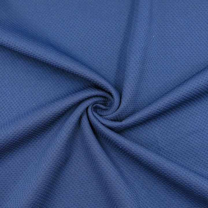 Image du produit Stoffrestposten Gaufrette - bleu marine - quantité minimale de vente : 1 mètre