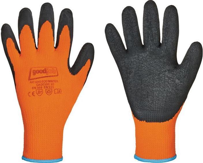 Goodjob Kälteschutzhandschuh Eco Winter Grösse 9 schwarz/orange EN 388, EN 511 PSA-Kategorie II Polyester... (9)