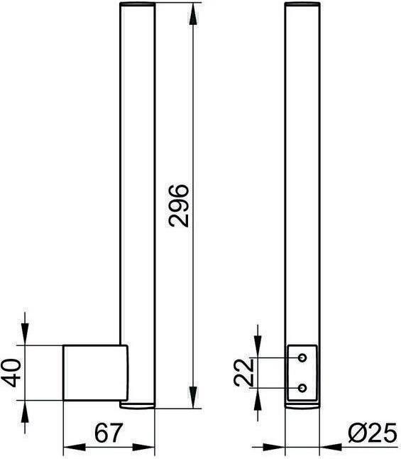 Produktbild Keuco Plan 2-Fach Ersatzrollenhalter