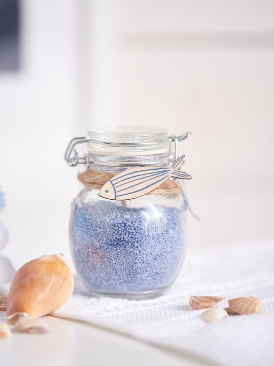 Produktbild VBS Mini-Bügelglas, bauchig, 6 Stück (0.12 l)