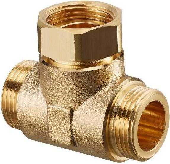Actual product image Oventrop OV T-piece for boiler piping G 1inchxG 1inch ÜMx