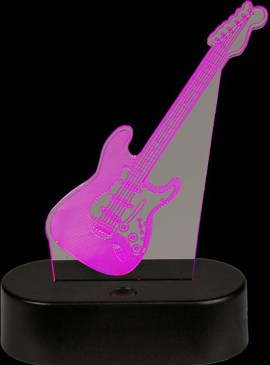 Actual product image TOP 3d Lamp Guitar