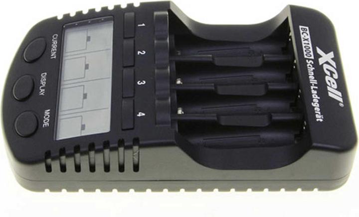 Immagine prodotto XCell Caricatore rapido BC-X1000 LCD digitale (2 pz., AA, AAA, Caricabatterie senza batteria)