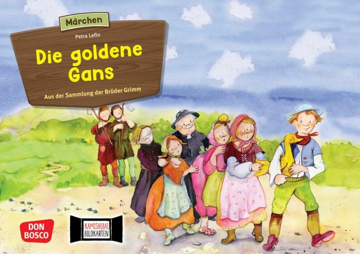 Produktbild Grimm:Die goldene Gans.Kamishibai (Deutsch, Jacob Grimm, Petra Lefin, 2021)
