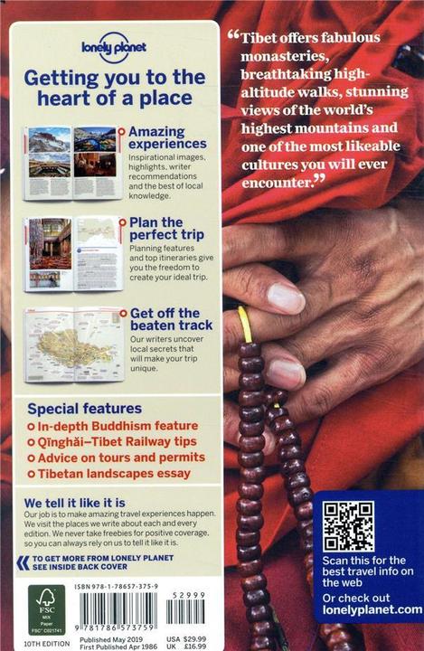 Immagine prodotto Tibet (Inglese, Bradley Mayhew, Megan Grondaia, Stephen Lioy, 2019)