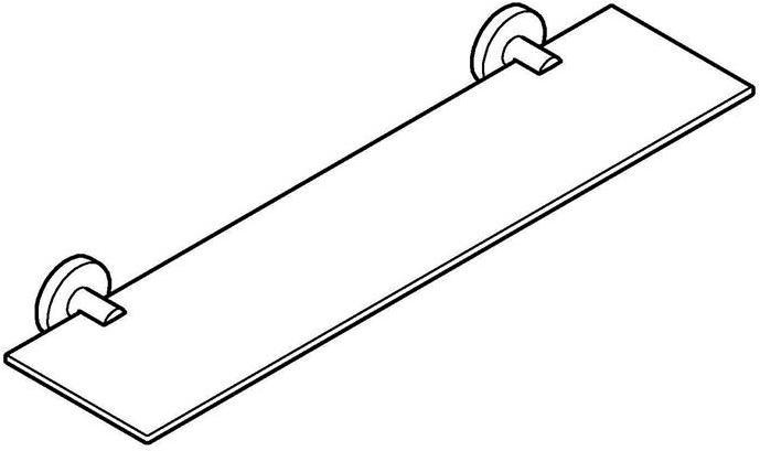 Immagine prodotto Grohe Mensola in vetro ESSENTIALS 530mm supersteel