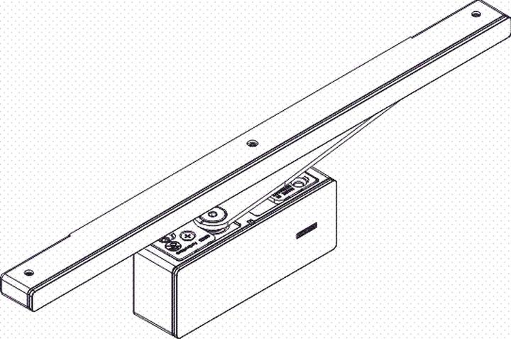 Immagine prodotto Geze Serranda per porte ActiveStop montata a superficie (Porta camera, Porta d'ingresso, Porta di legno, Portafinestra, Interno)