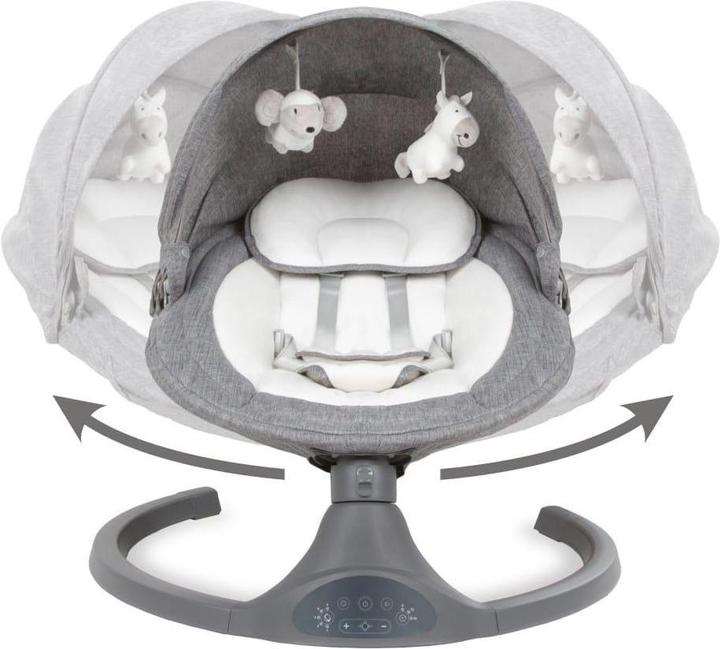 Actual product image Kidwell LUXI 2in1 Electric Swing with Mosquito Net and Bluetooth