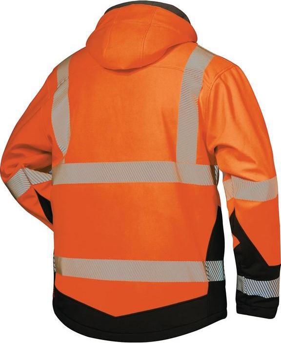 Actual product image Elysee High-visibility softshell jacket Melvin size L yellow/black (L)