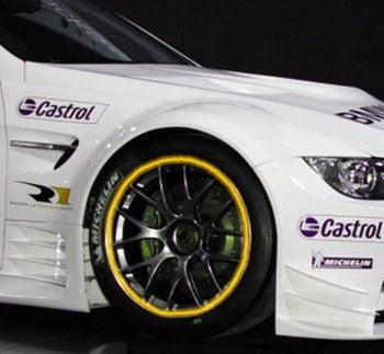 Actual product image Hermex SET- Rim Rim Sticker Car Motorcycle Velo Sticker Rim Strip Ring - Yellow