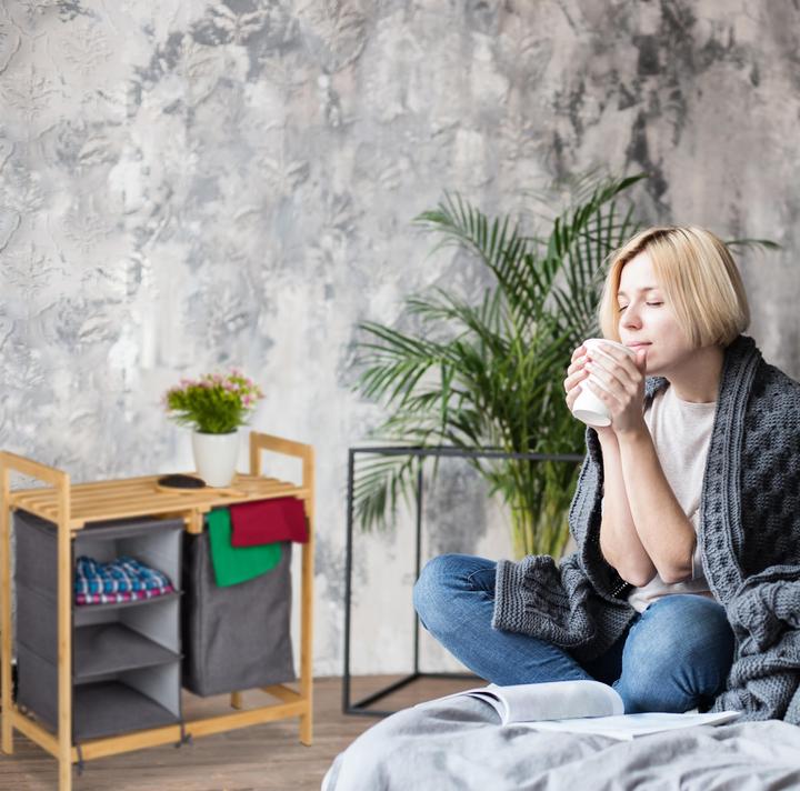 Actual product image Relaxdays Wäschekorbregal (35 l)