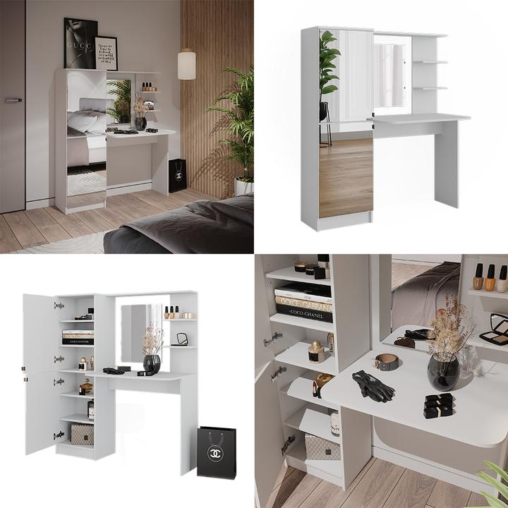 Actual product image Vicco Jasmine with mirror (123 x 33 x 141.5 cm)