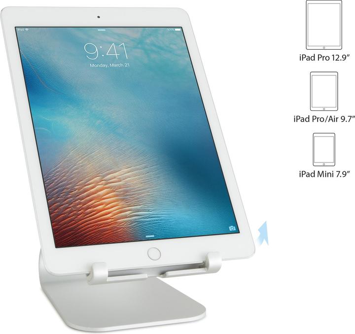 Immagine prodotto Raindesign rain design supporto per tablet mStand plus 10053 argento per 1 tablet