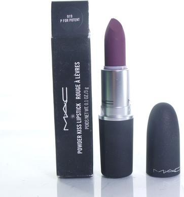 Actual product image MAC Cosmetics Powder Kiss Lipstick (P For Potent)