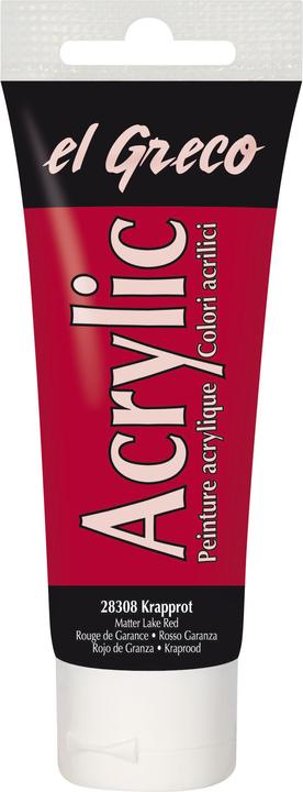 Produktbild Kreul el Greco Acrylic 75ml (Krapprot, 75 ml)
