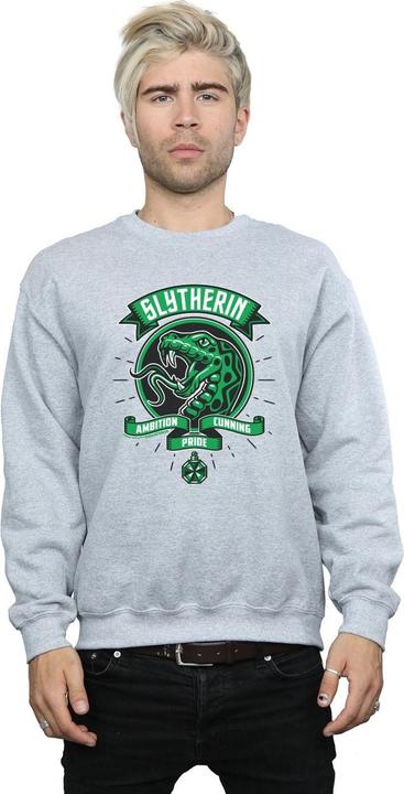 Actual product image Mens Slytherin Toon Crest Sweatshirt (L)