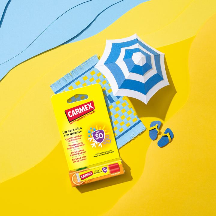 Produktbild Carmex Sun Defence Stick Tropical - SPF30 (Balsam)