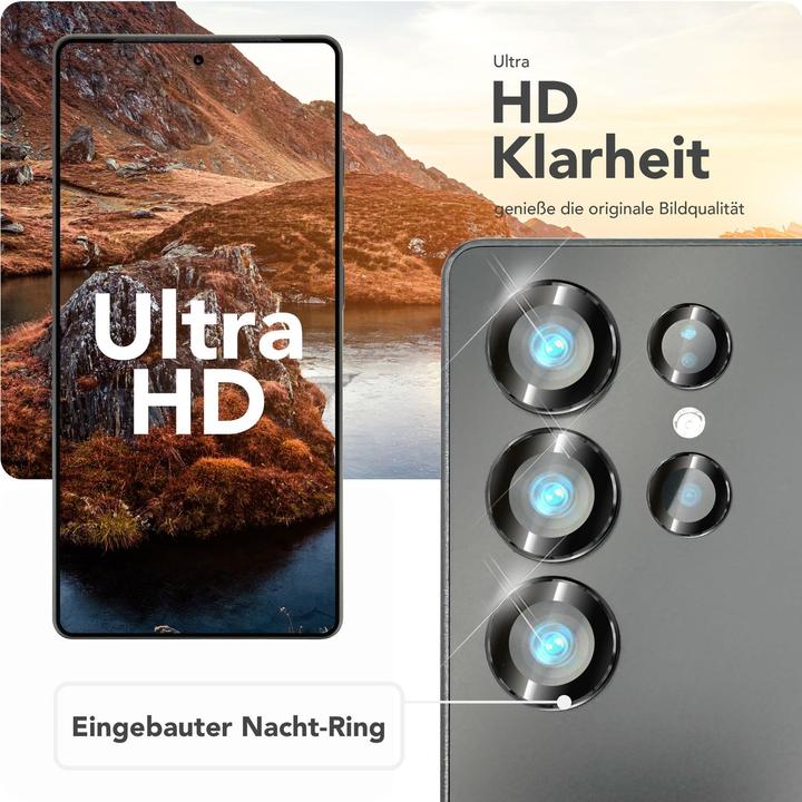 Produktbild Nalia Focus.Pro CLX - Kameraschutz Linsenglas Reflexionsfrei - Camera Lens Protector (1 Stück, Samsung Galaxy S25 Ultra)