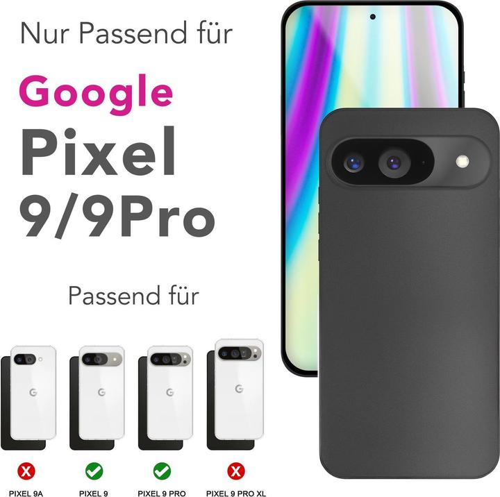 Actual product image Nalia Phantom - 0,3mm Extrem Dünn, Federleicht, Mattiert, Minimalistisch - Ultra-Slim Handycase (Google Pixel 9)