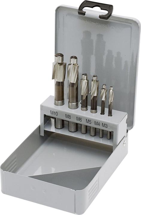 Actual product image Kraftwerk Counterbore set HSS-E (3.4 - 4.5 - 5.5 - 6.6 - 9.0 - 11.0)