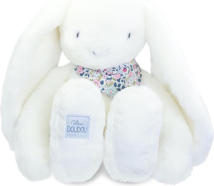 Actual product image Doudou et Compagnie Fleurette Hase weiss 50cm (50 cm)
