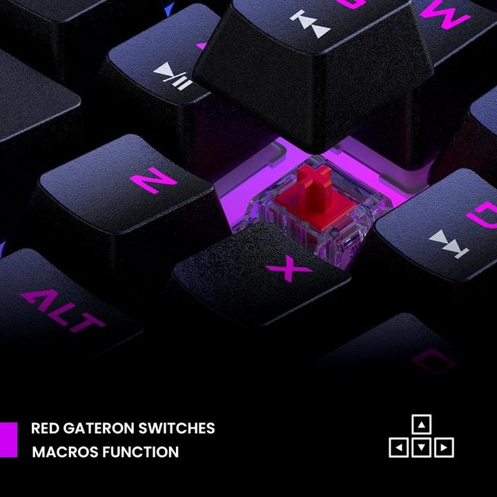 Produktbild Preyon Klawiatura Red All Claw Gateron Red (PRAC61B) (US, Kabellos)