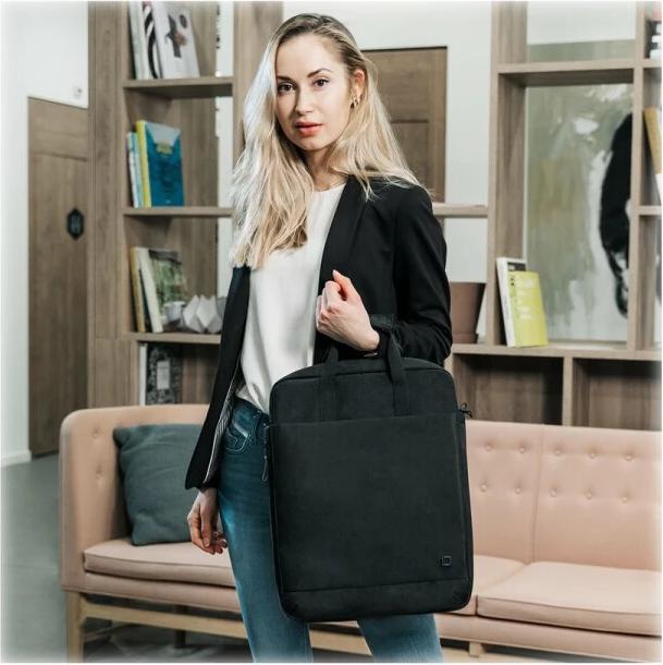 Actual product image Dicota Notebook bag Eco Tote Bag MOTION 15.6, Black (15.60", Universal)