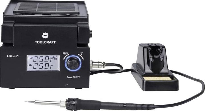 Produktbild Toolcraft Lötstation mit LED-Beleuchtung und Lötrauchabsaugung