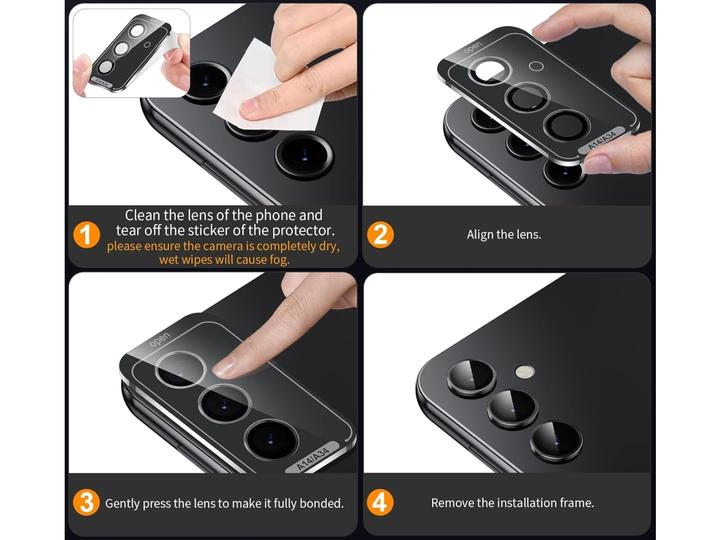 Productafbeelding Screenguard Camera Lens Beschermer beschermglas Samsung Galaxy A55 5G (1 Stuk, Samsung Galaxy A55)