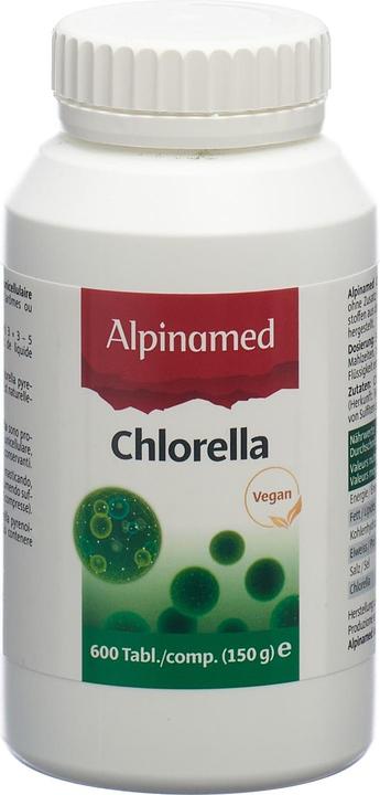 Actual product image Alpinamed Chlorella Tabl (600 Piece, Pills, 212 g)