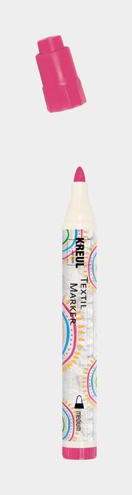 Actual product image Kreul Textile marker JAVANA "texi m "x medium", pink (Pink, 4 mm, 1 x)