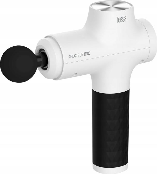 Teesa RELAX GUN MG60 Massagepistole 8 Aufsätze weiss