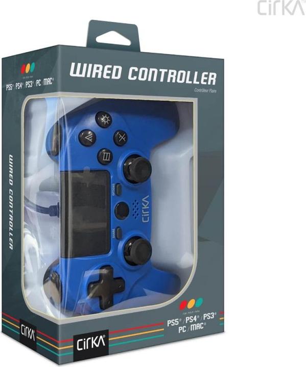 Actual product image Hyperkin Nuforce Wired Controller For PS4/ PC/ Mac (Blue) (PS4, PC)