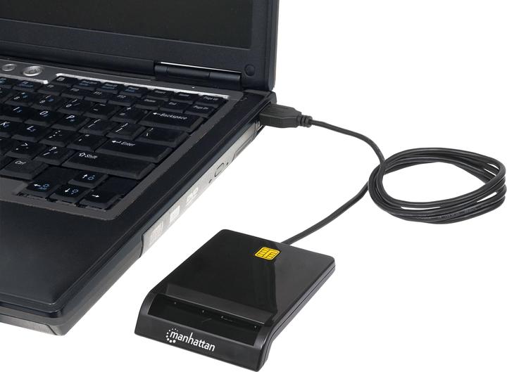 Immagine prodotto Manhattan Connettore USB-A, lettore di chip card, esterno (USB 2.0)